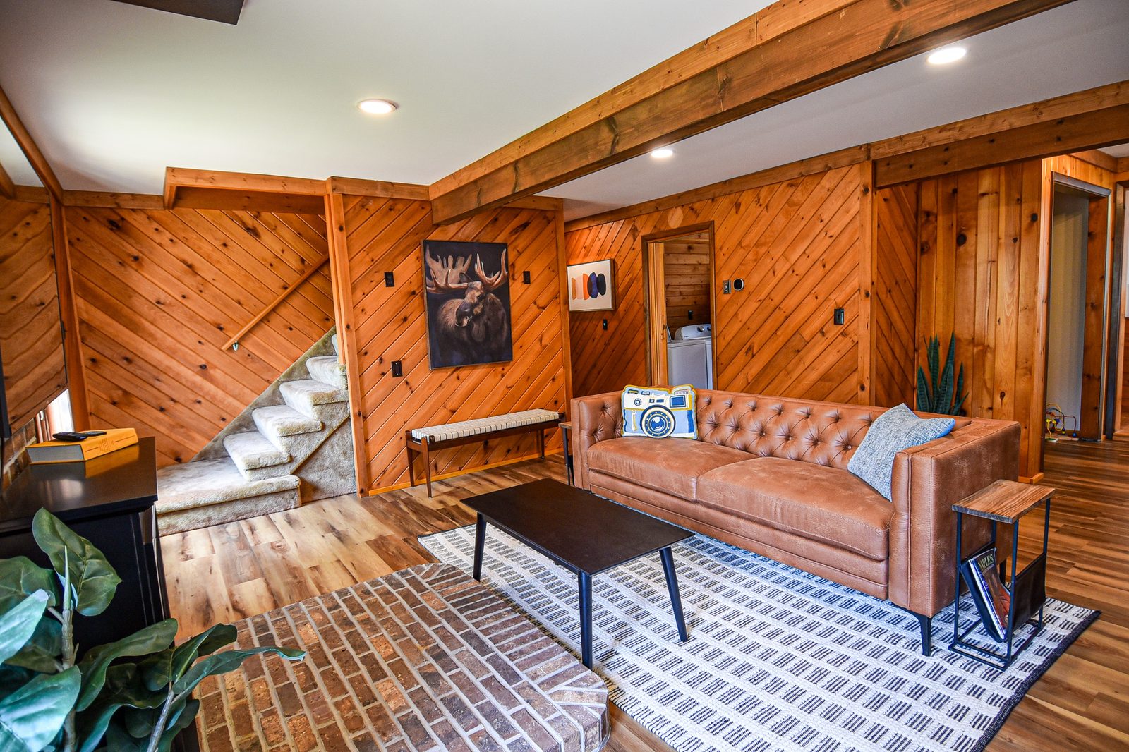 Lower level den