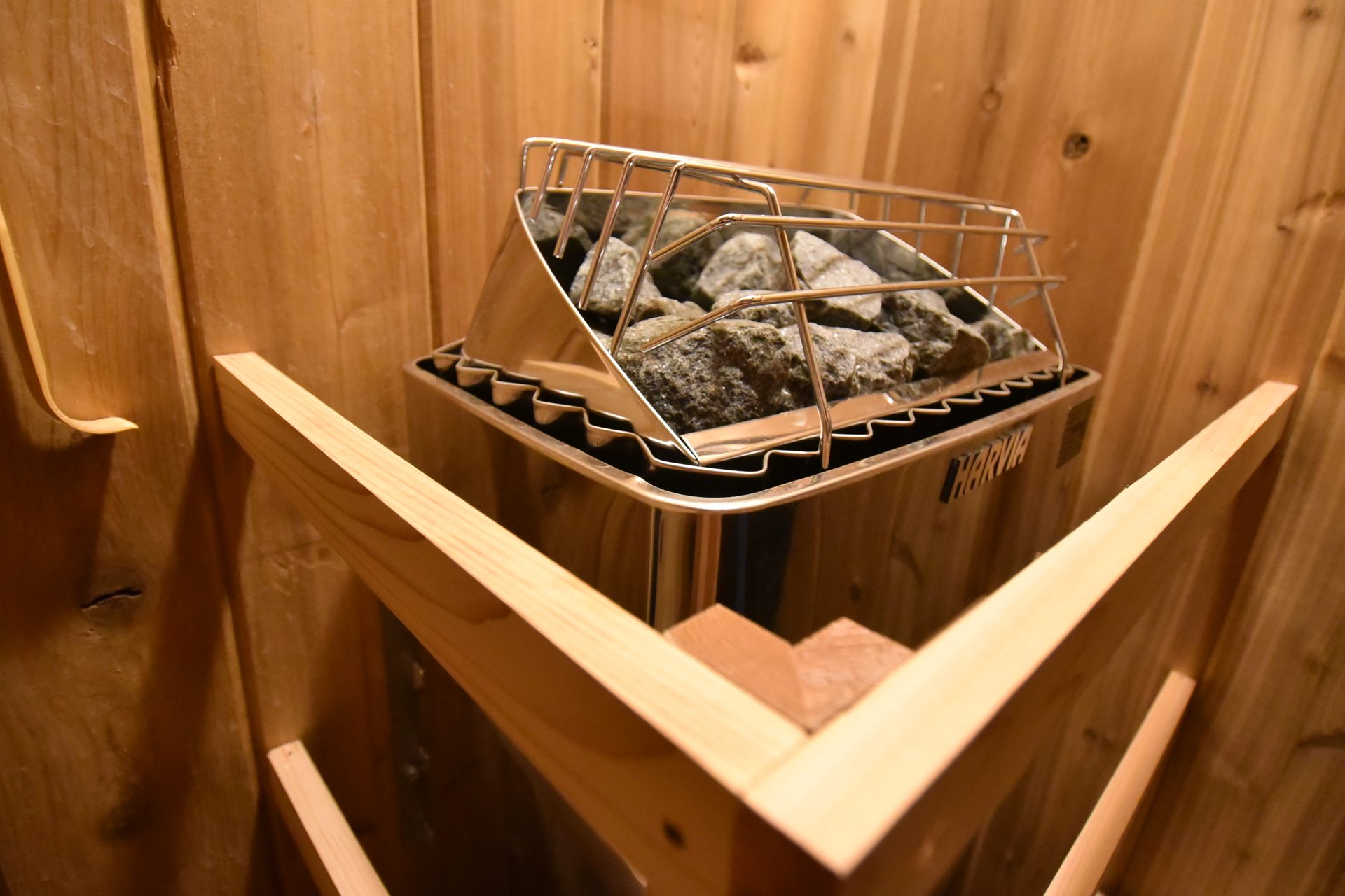 Finnish sauna interior